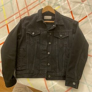 Everlane Black Denim Jacket sz XS